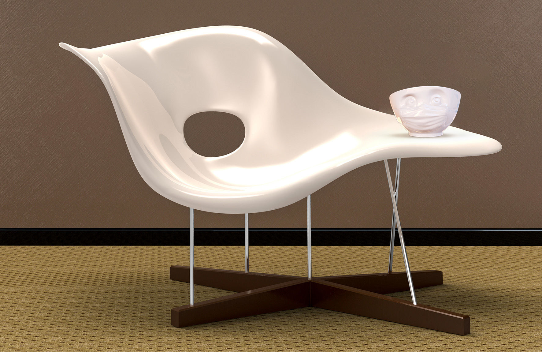  With that said, this new bowl design represents our shared values, taking responsibility for each other’s safety and the unwavering belief that everything is going to be alright. The face mask serves as an iconic symbol for everything the global community is facing together at the moment in 2020. For this reason, it’s also an important time to be remembered in the future. In that light, our bowl could become a witness to history. And of course, it’s also fully usable for serving food and enjoying tasty treats in your home. So now you know the essence of what led us to the decision to process our collective feelings about the current time into a new TASSEN product. In order to make it reality, we had to overcome two challenges: First, how would it be possible to shorten the usual lead time for bringing a new product to the table from one year down to a few months, so we could offer the new bowl by mid-2020? And second, what should we even call this new TASSEN character? 