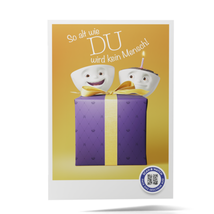 AR greeting card - GETTING OLD