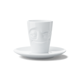Tazzina per caffè espresso "Diavoletto" bianco, 80 ml 