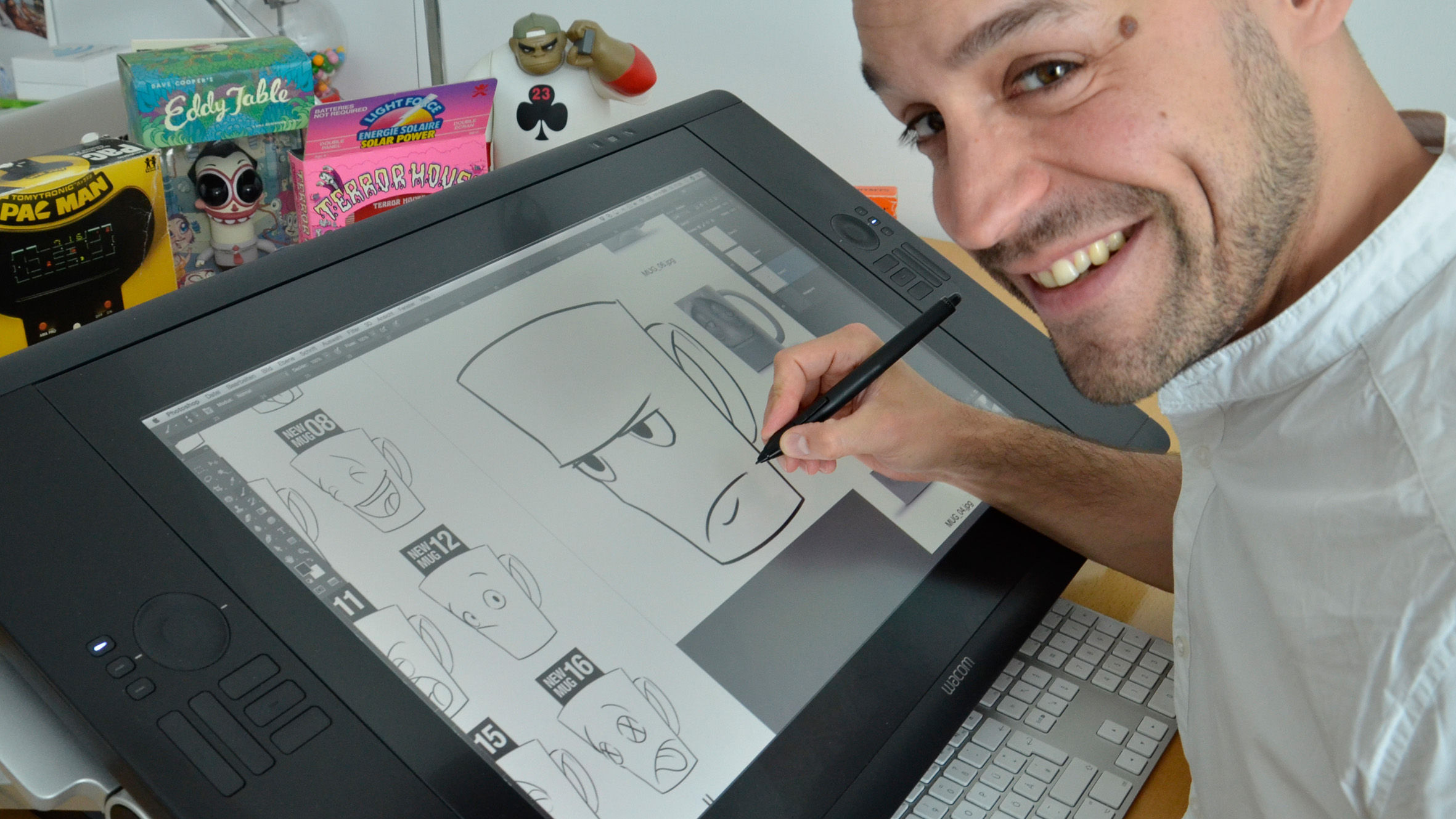 We can hardly wait ourselves to walk into our local take-out cafe and proudly ask: “Fill ‘em up, please?!” As a little appetizer and look behind the scenes during the production stages of our new mugs, we got the lowdown on the origin story from 58 Products designer Max Zimmermann. 