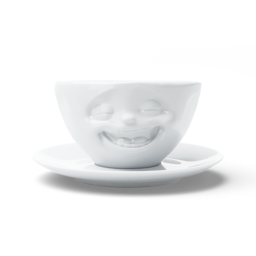 Tazza da caffè "Sorriso"" bianco, 200 ml 