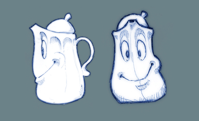  Sometimes it's not only a matter of the production details, but also usefulness and well-intentioned advice. For example, our teapot GOOD MOOD. In an age of coffee/tea/hot chocolate machines, we were strongly advised not to do this. Or the mugs. When we introduced the first character to our retail partners, the initial reaction was negative. Because it was no longer a bowl, but a very different design. The teapot which was predicted to be a flop then became one of our most popular characters. And the mugs? The consumers who use them every day have fun with them. And fortunately that has remained the case to this day. 