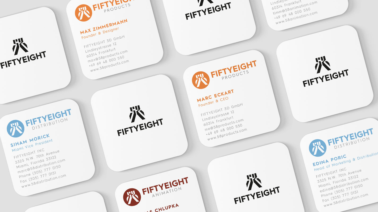 Just like any major project, this one took quite some effort from all involved. While other companies enjoy the luxury of working with an external branding agency, we took it upon ourselves to master the complete development and implementation of our new corporate design completely in-house. Needless to say, this herculean effort came on top of all our other day-to-day to business, of course. We ended up rising to the occasion, which is no surprise, since everyone knows FIFTYEIGHT as an animation studio with more than 20 years of experience including development all TASSEN characters. On that note, our assortment of products now consists of over 40 different characters that bring joy to people in more than 60 countries.