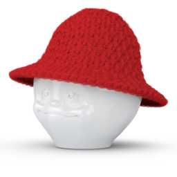 Egg cup hip-hop hat red